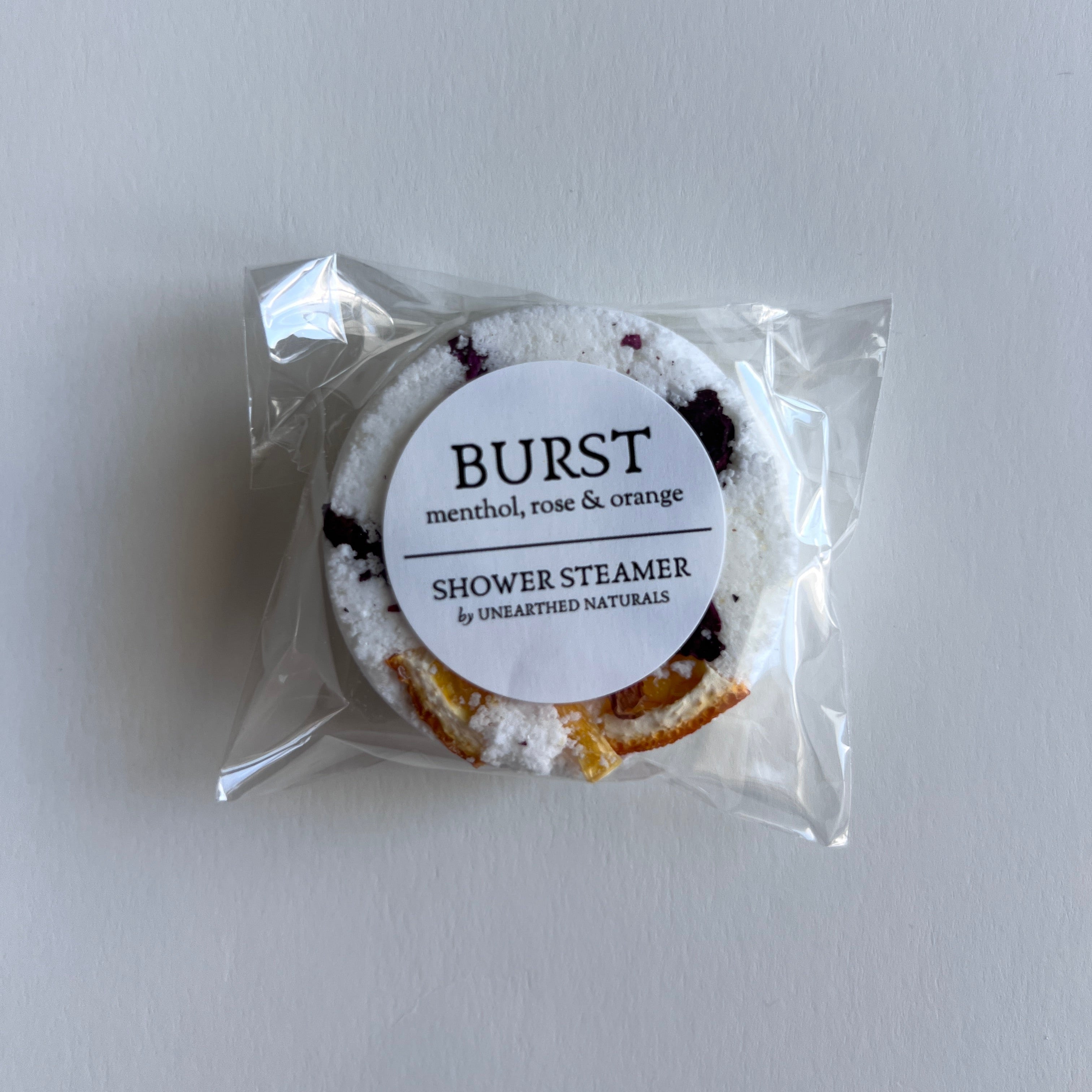 Burst - Menthol, Rose & Orange Shower Steamer
