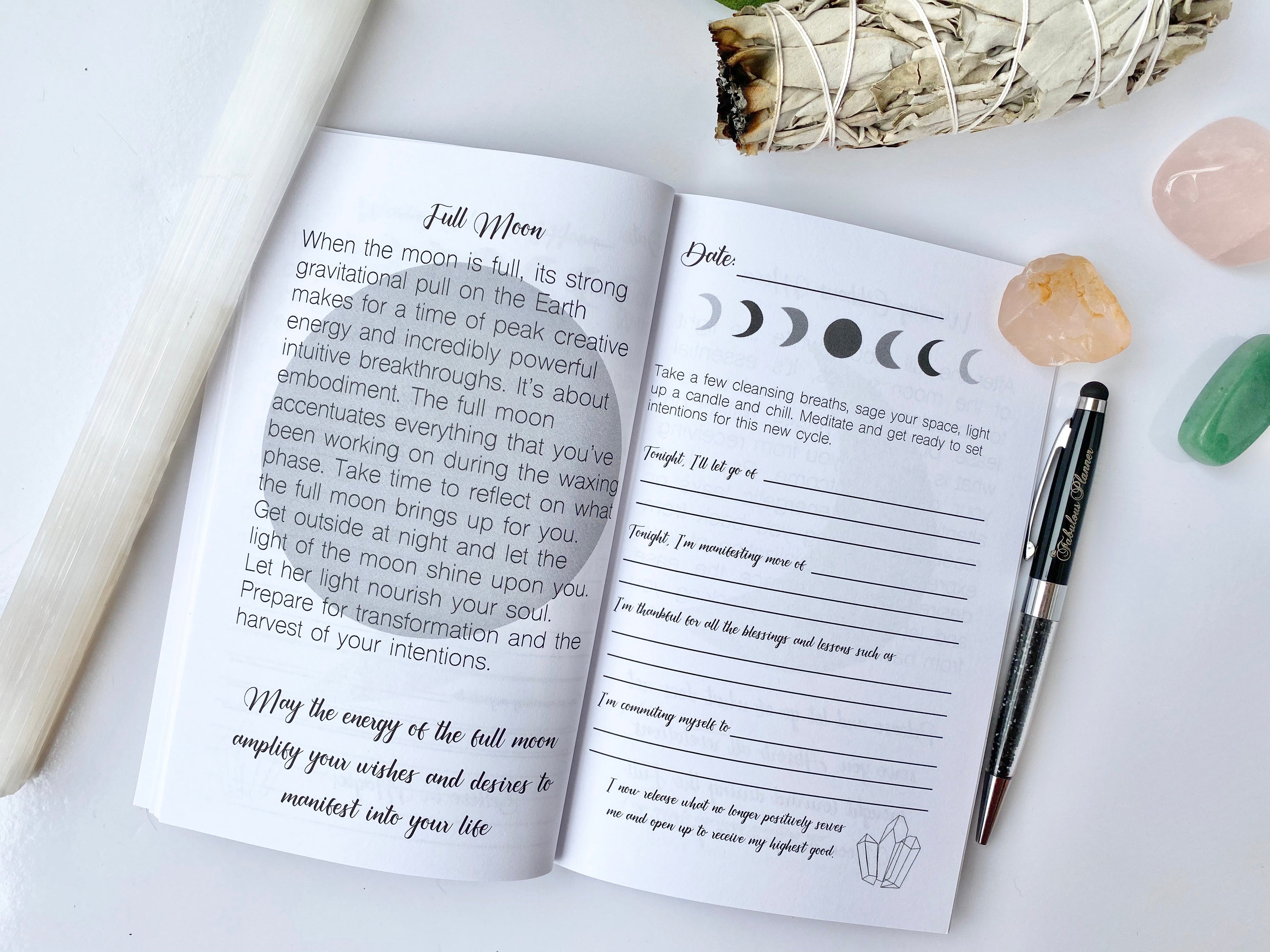 Moon Rituals & Manifestation Journal